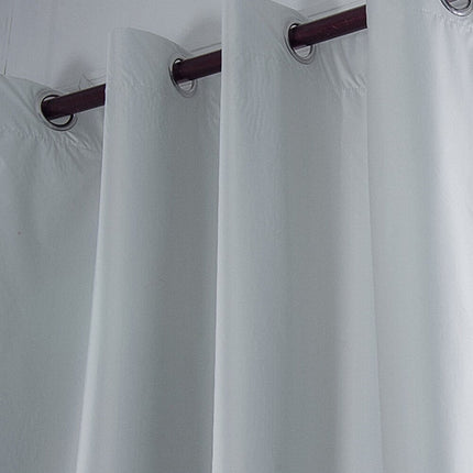 Vandtæt hvidt udendørsgardin med ringe