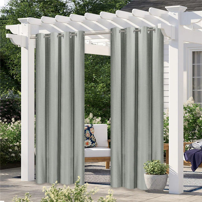 Elegant udendørs gardin til overdækning