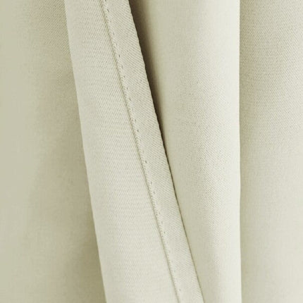 Råhvidt vejrbestandigt gardin til udendørs brug