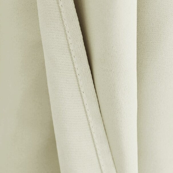 Råhvidt vejrbestandigt gardin til udendørs brug