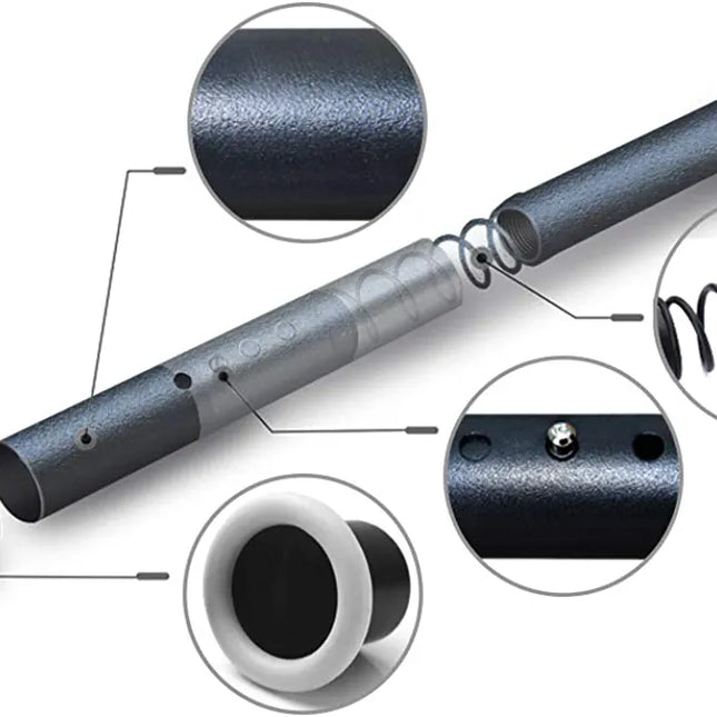 Justerbar teleskop gardinstang