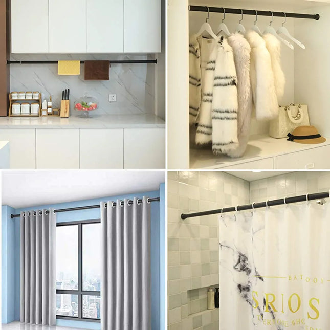 Justerbar teleskop gardinstang