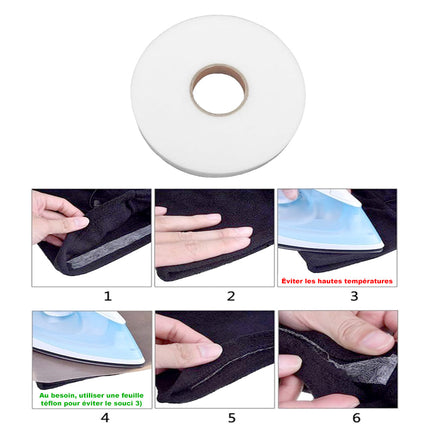 Strygebånd til nem oplægning af gardiner