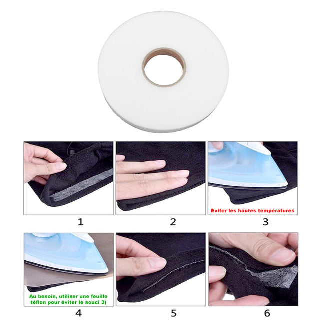 Strygebånd til nem oplægning af gardiner