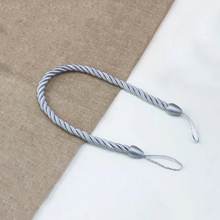 Dekorativt gardinbånd flettet af reb