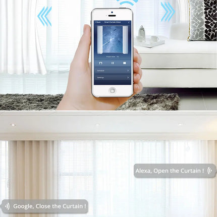 Motoriseret gardinskinne til smart home