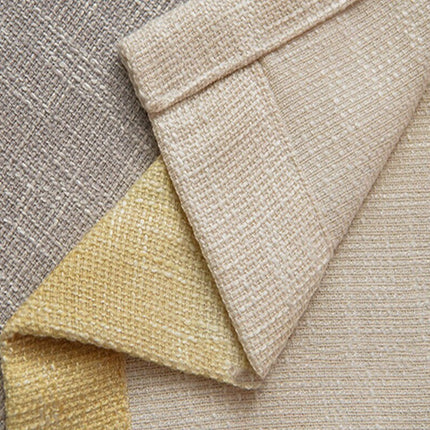 Moderne gardin med farveblok striber