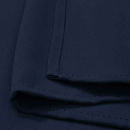 Mørkeblåt udendørs gardin til altan