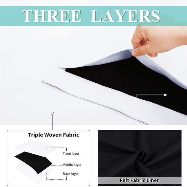 Termisk og lydisolerende mørklægningsgardin