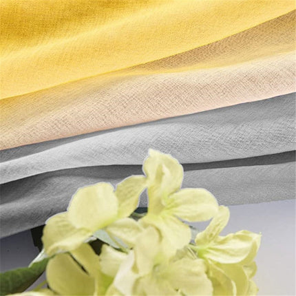Let gardin med gul-grå farvegradient