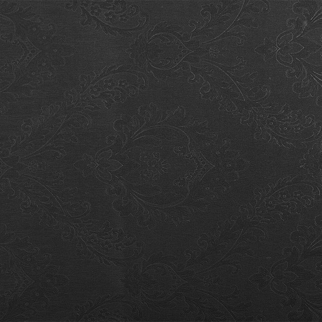 Beige mørklægningsgardin med præget mønster