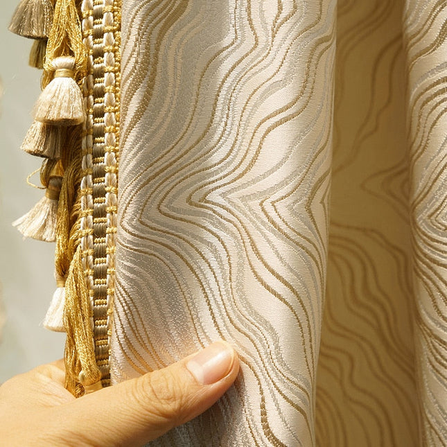 Luksuriøst mørklægningsgardin i barokstil