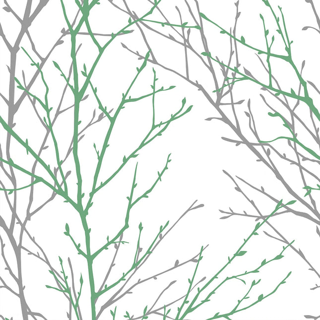 Udendørs gardin med moderne grenmønster