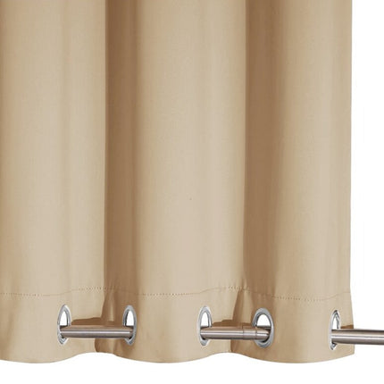 Vejrbestandigt gardin til pergola i beige