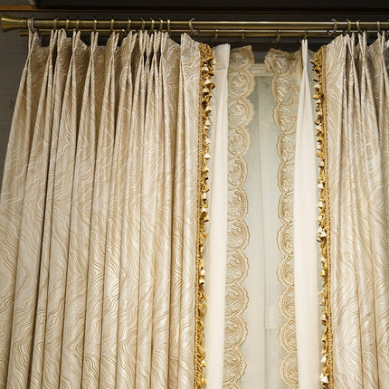 Luksuriøst mørklægningsgardin i barokstil