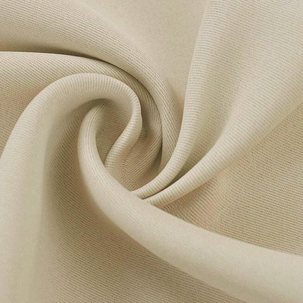 Beige vandafvisende gardin til udestue