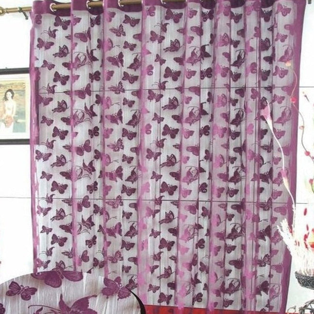 Let gardin med sommerfugle mønster