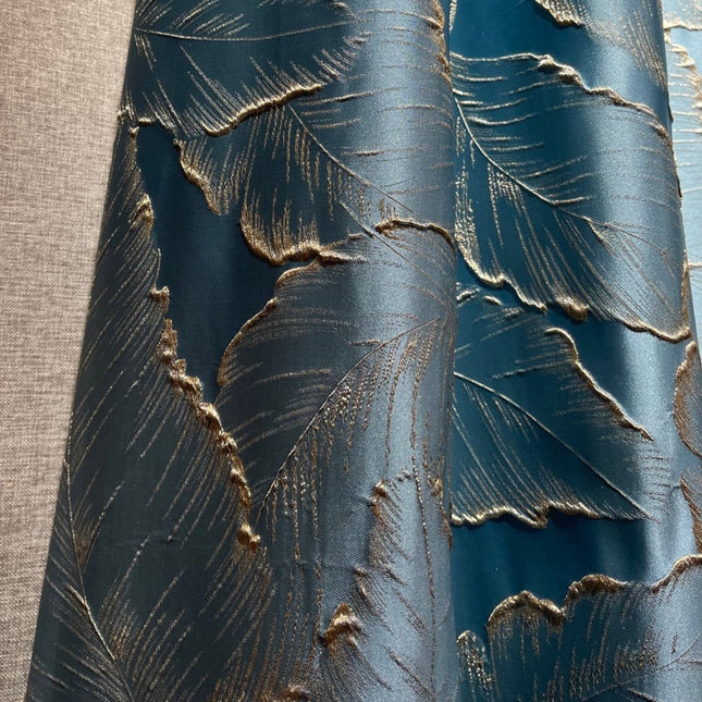 Luksus mørklægningsgardin med guldfjer