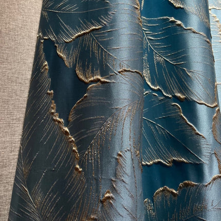 Luksus mørklægningsgardin med guldfjer