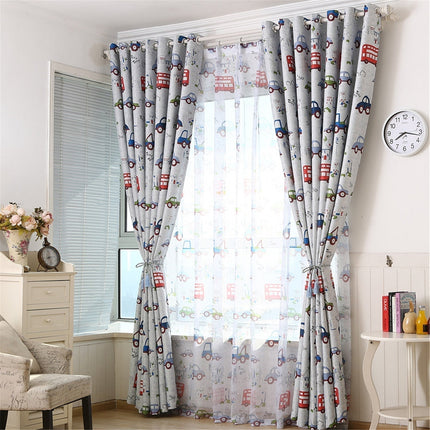 Let gardin til børneværelse med biler