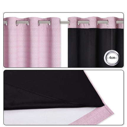 Tekstureret mørklægningsgardin til soveværelset