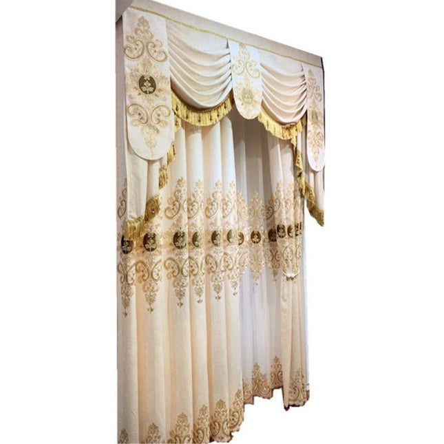Luksuriøst gardinsæt i klassisk stil