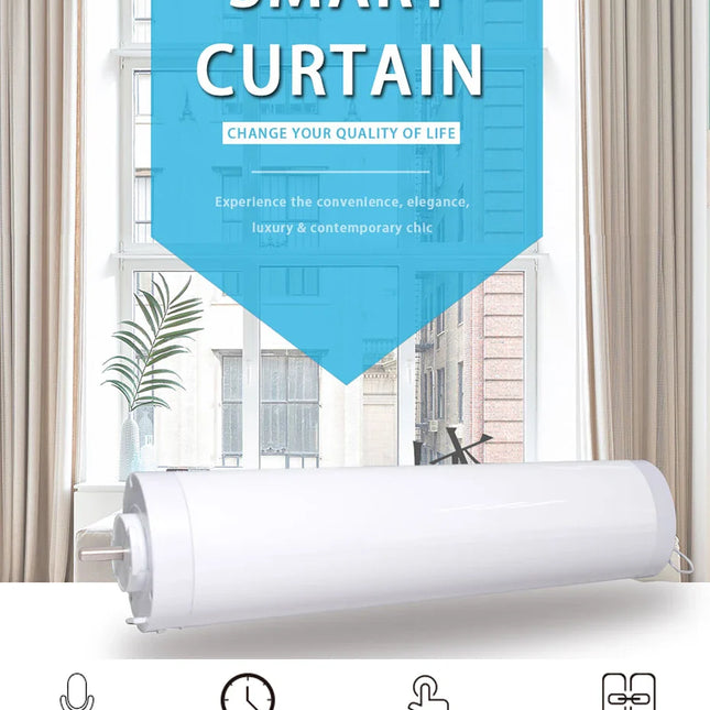 Motoriseret gardinskinne til smart home
