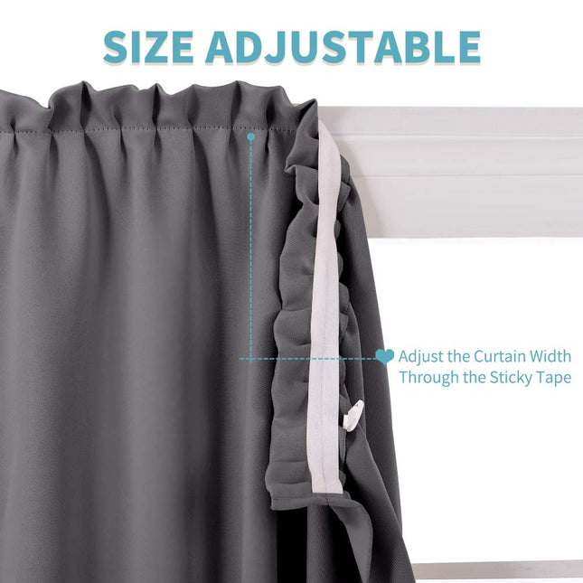 Selvklæbende mørklægningsgardin til små vinduer