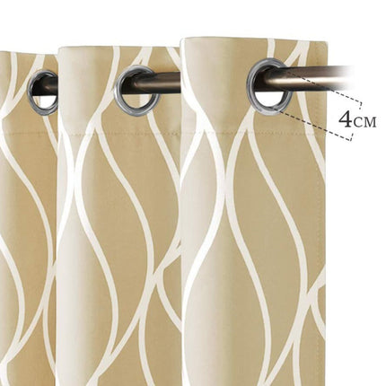 Mørklægningsgardin Jarven med bølgemønster