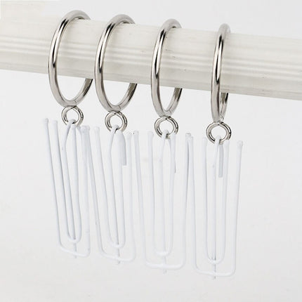 Gardinringe i metal med antik finish