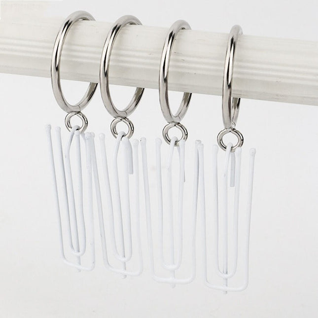 Gardinringe i metal med antik finish