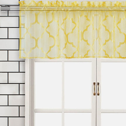 Kort cafégardin til køkkenvindue