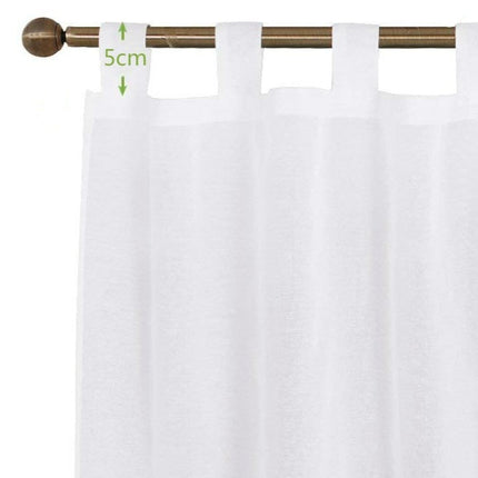 Vejrbestandigt udendørs gardin med øjer