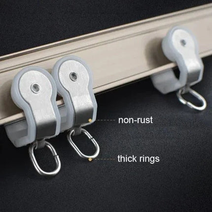 Fleksibel buet gardinskinne til loft