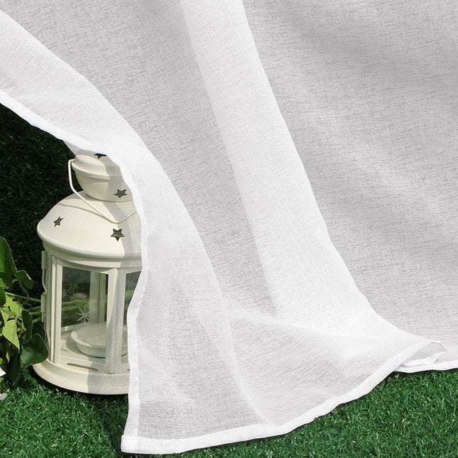 Vejrbestandigt udendørs gardin med øjer