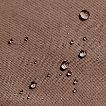 Brunt udendørs gardin med øjer