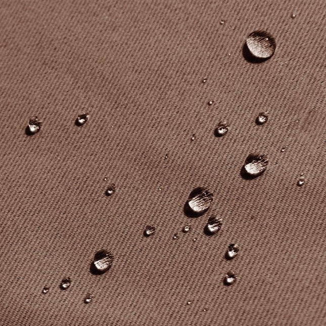 Brunt udendørs gardin med øjer