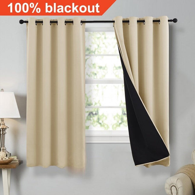 Mørklægningsgardin med 100% mørklægning