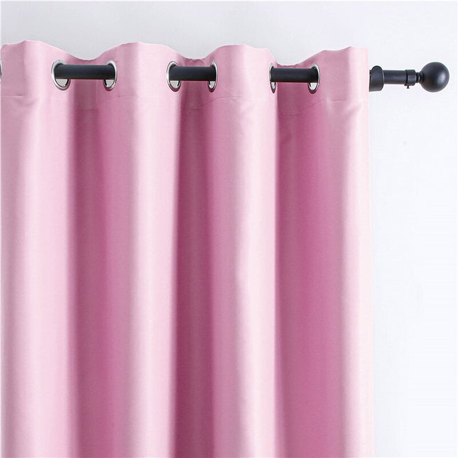 Ensfarvet lyserødt Salto mørklægningsgardin