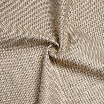 Beige mørklægningsgardin i vævet hørlook