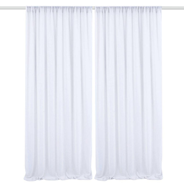 Hvidt let gardin til festdekoration