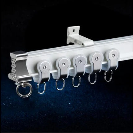 Fleksibel buet gardinskinne til loft