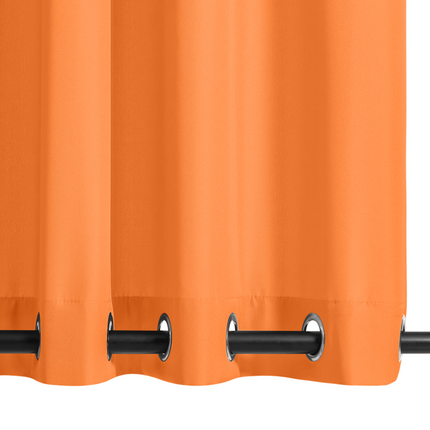 Orange havegardin til terrasse og pavillon