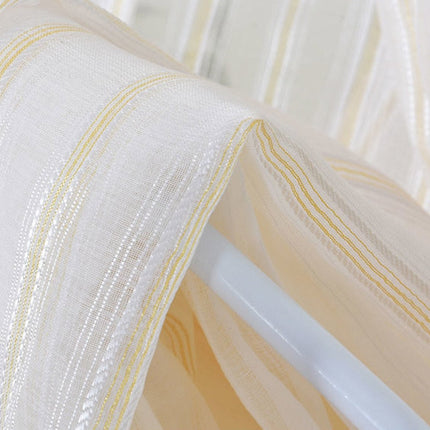 Let gardin med velcro og striber