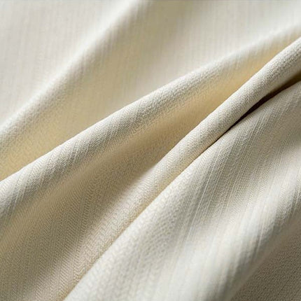 Naturligt gardin med hør-look