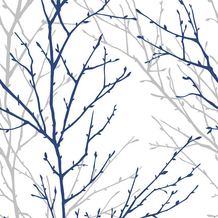 Udendørs gardin med moderne grenmønster