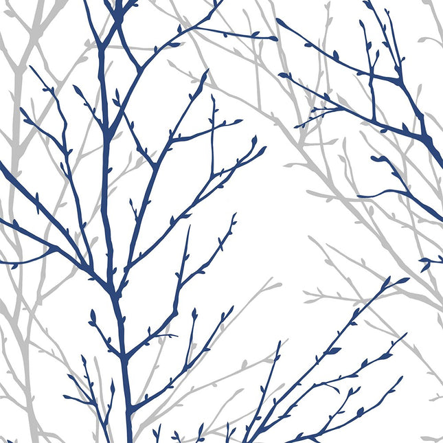 Udendørs gardin med moderne grenmønster