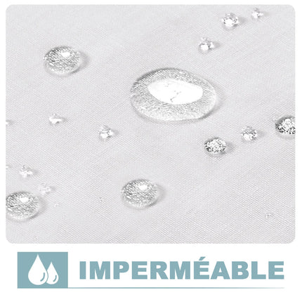 Udendørs gardin med hørlook