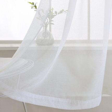 Vejrbestandigt udendørs gardin med øjer