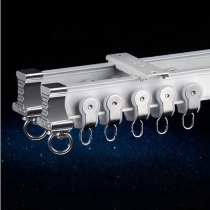 Fleksibel buet gardinskinne til loft